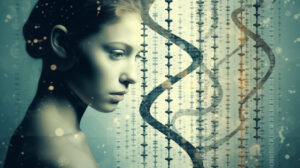 depressed woman and genes